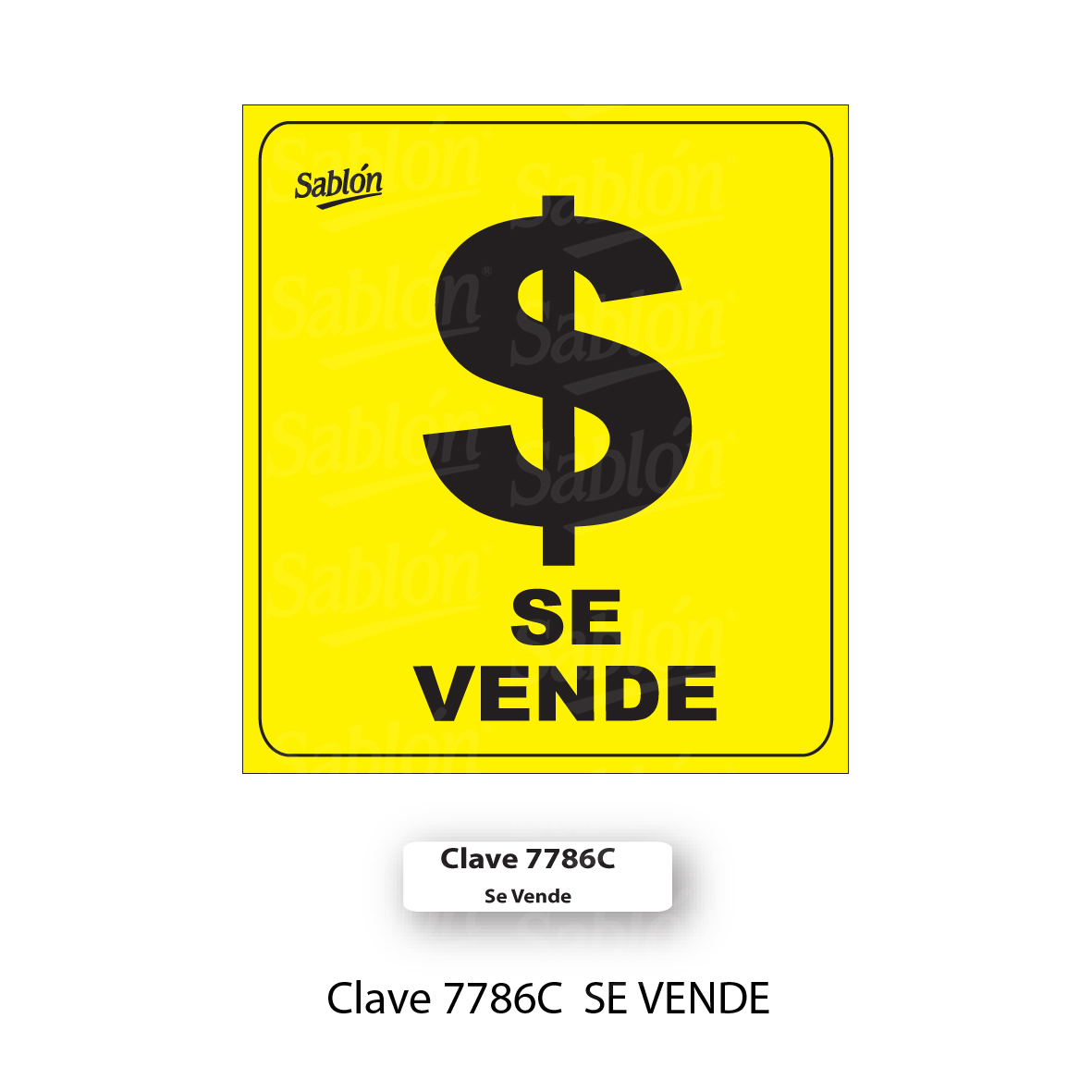 SENAL DE SE VENDE 7786C